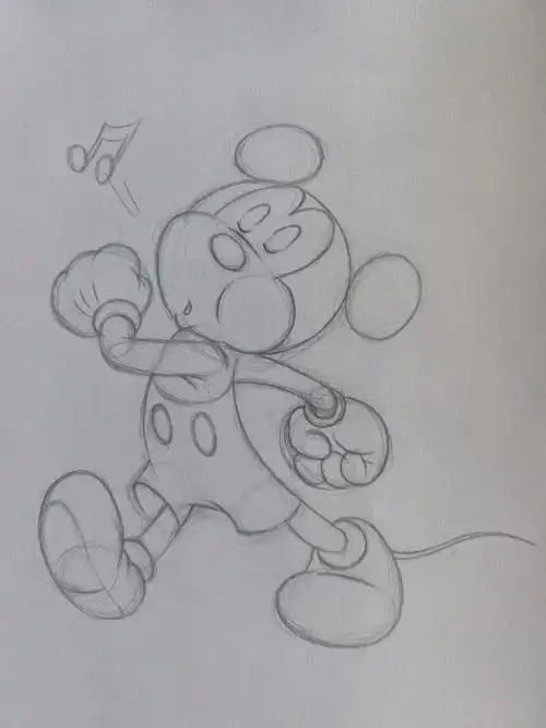 米老鼠简笔画教程