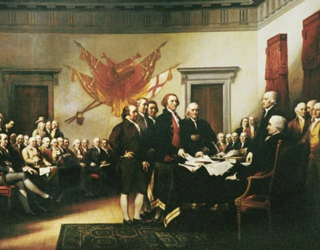 历史上的今天1776年7月4日独立宣言发表美利坚合众国诞生