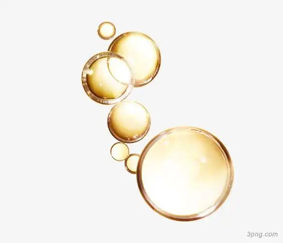 黄色液体泡泡png素材透明免抠图片-其他元素