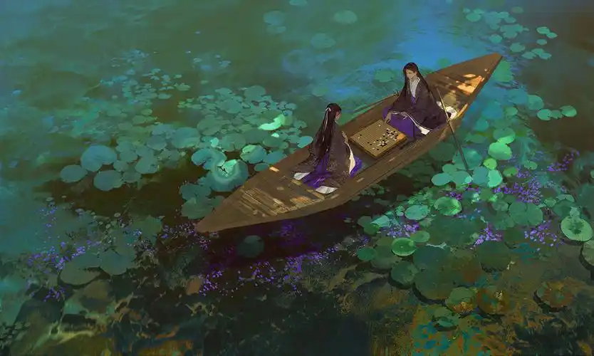 高清全屏壁纸古风漫画系风景人物