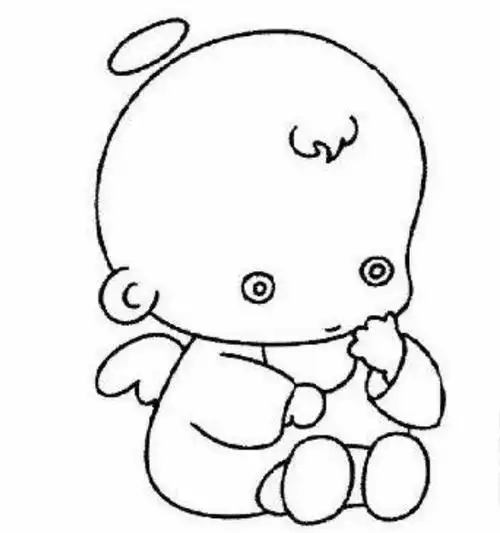 婴儿简笔画熟睡的婴儿简笔画可爱婴儿简笔画百度图片搜索婴儿简笔画