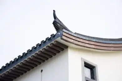 传统中式民间建筑的屋檐