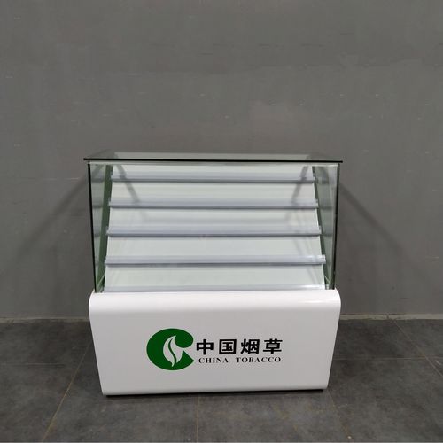 中国烟草柜烟柜烤漆玻璃柜展示柜多功能木制转角柜烟高柜收银台