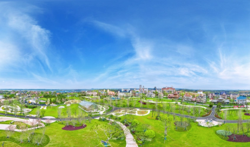 湖居园林健康投资武汉南的万亩湖山新城满足你未来生活