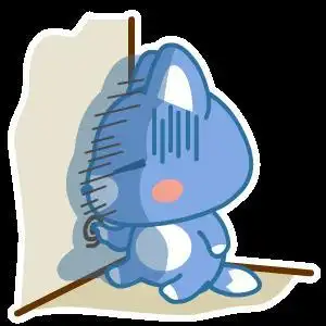 面壁思过 画圈圈 闭眼 墙角