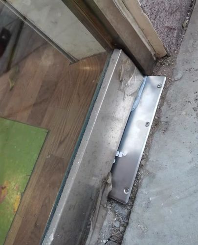 铝合金地弹璜通用型无框门玻璃门有框门木门重型地弹簧门配件