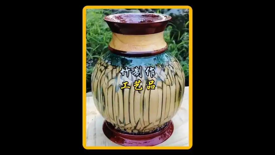 太牛了,一堆不起眼的废弃竹子竟然被小伙制作成精美工艺品#高手在民间