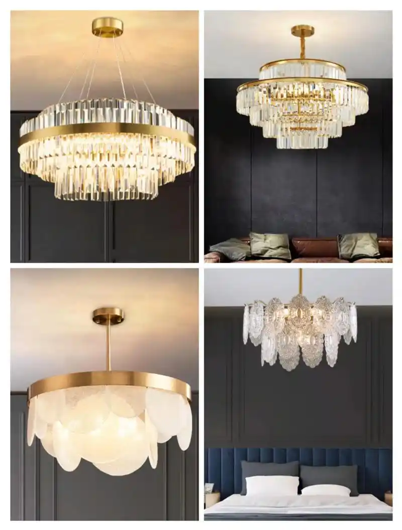 灯具图片大全-轻奢吊灯