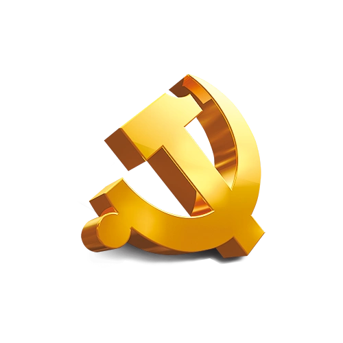 金色党徽设计模板素材