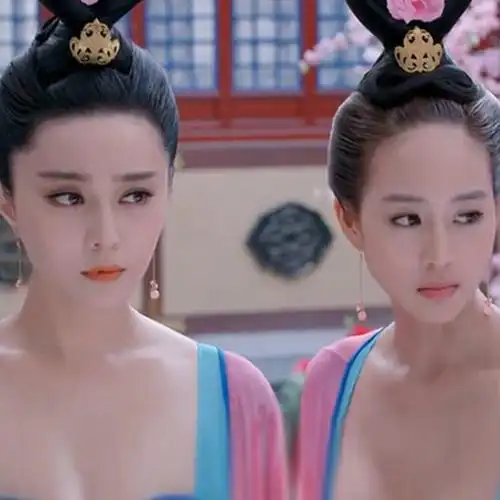 定制 武媚娘传奇徐慧捷妤同款古装汉服耳坠影视剧仿玉珠耳环无耳洞