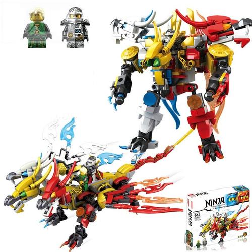 兼容乐高积木男孩子拼装飞天机甲神龙人仔大电影龙族机甲三头龙参数