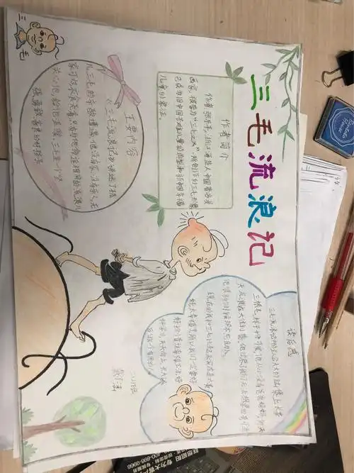 《三毛流浪记》优秀读书小报展