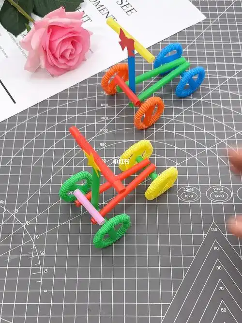 吸管手工  #创意手工  #幼儿园亲子手工  #折纸手工教程  #幼儿园