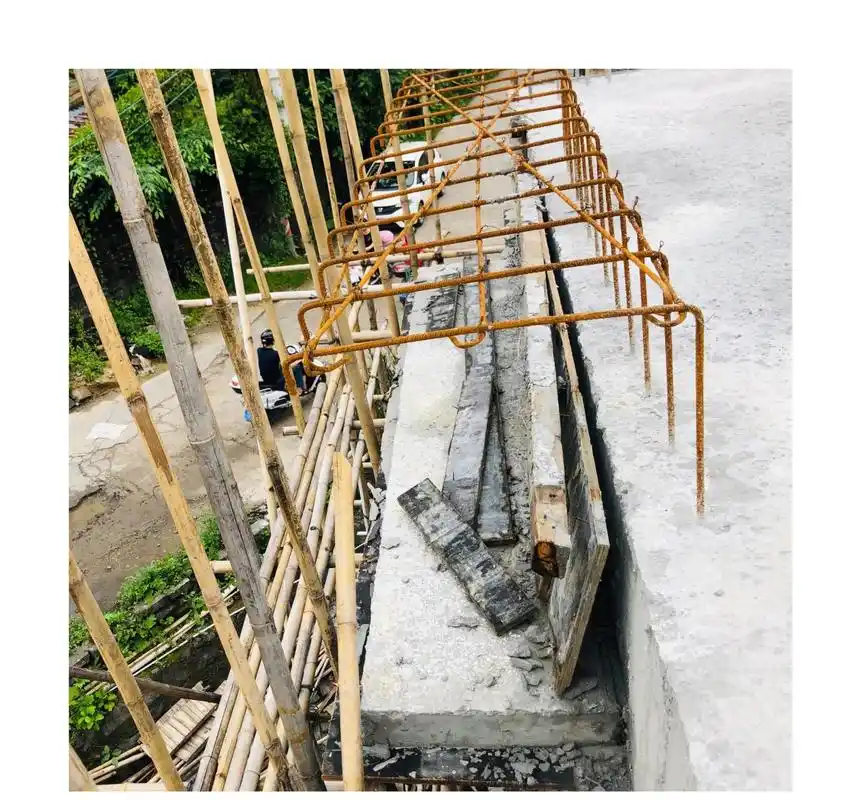 工头作品:飘窗钢筋绑扎完成