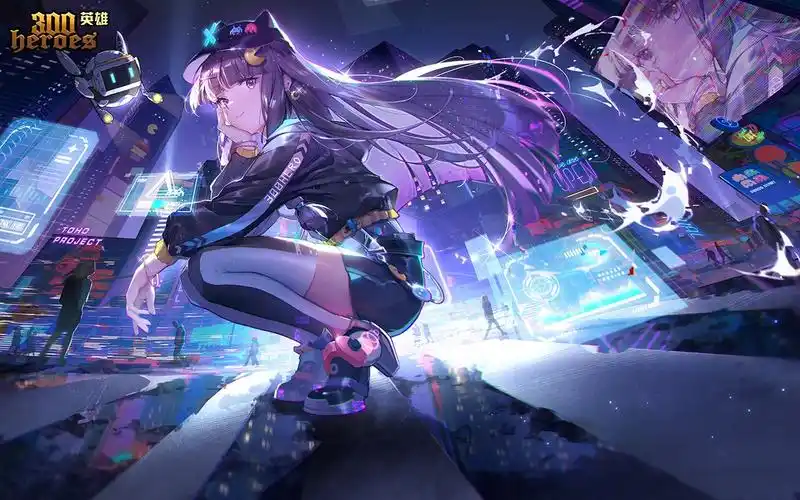 【300英雄新皮肤】帕秋莉-电玩之灵,皮肤演示与新技能逻辑讲解,简单了