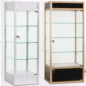 定做玻璃展柜带门带锁展示柜产品展示柜样品柜手办模型展示柜货架