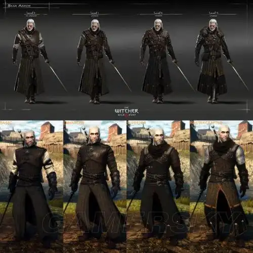 巫师3概念图熊套mod及使用说明