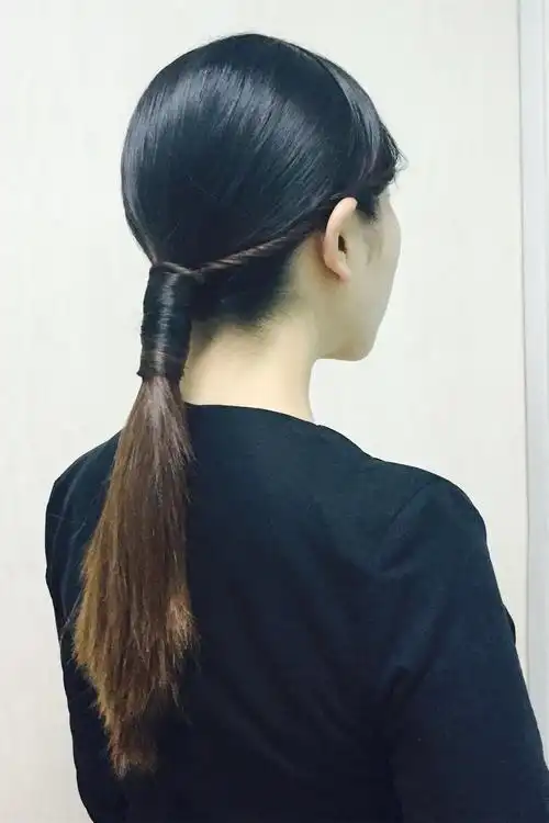 撩倒霸道总裁式低马尾扎发