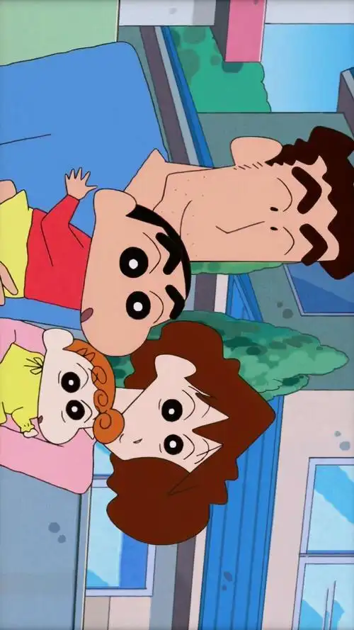 野原一家蜡笔小新壁纸