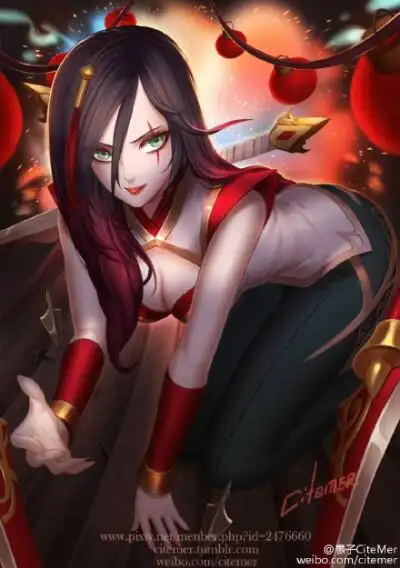 英雄联盟 愚子citemer 卡特琳娜 katarina 貂蝉 2015限定 lol 北漠i