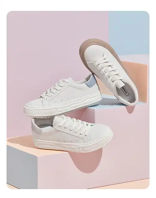 热风小白鞋女2022年春季新款柔软清新百搭休闲板鞋女70白银39正码
