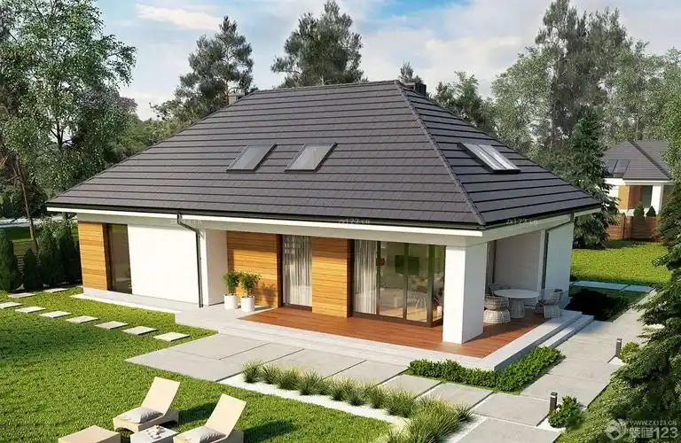 木屋别墅天窗装修效果图片