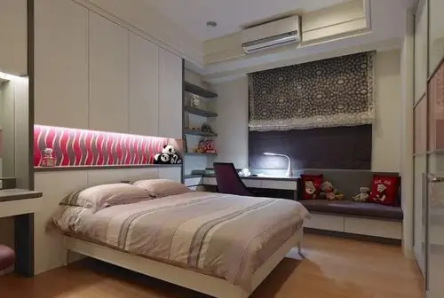 书房兼卧室装修效果图