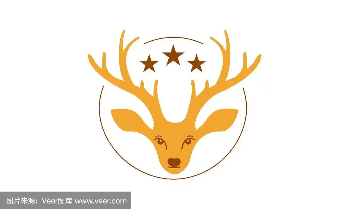 鹿头标志创意设计鹿标志