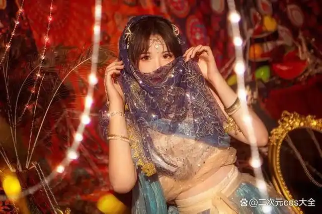 茉莉公主cos,雅致美丽充满异域风,太美啦!