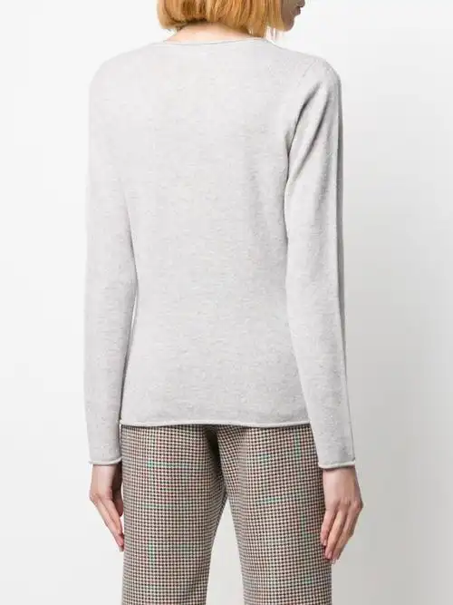 round-neck cashmere pullover