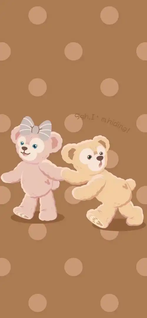 达菲熊 星黛露 迪士尼 手机壁纸