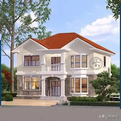 别墅设计典型的两层农村小别墅依然原汁原味