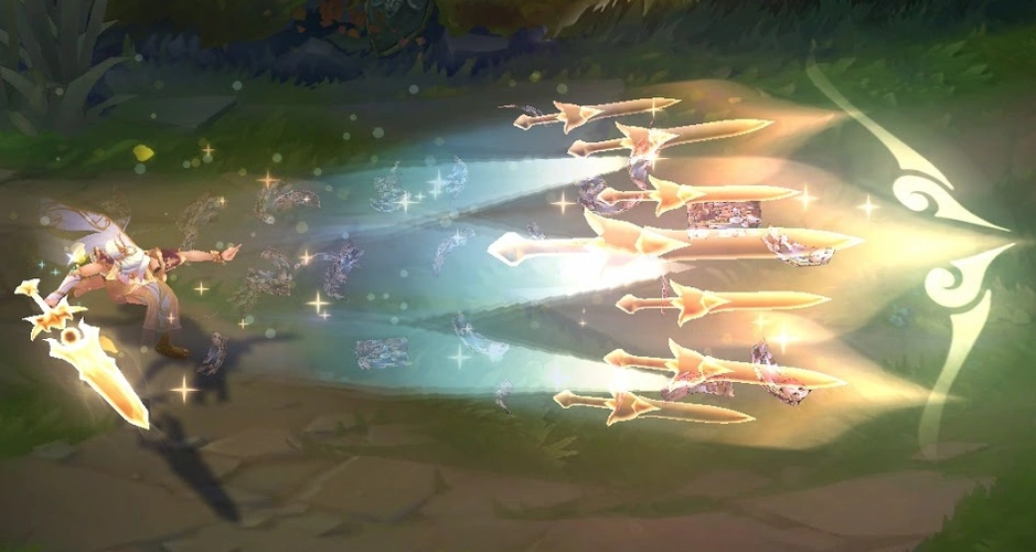 lol玉剑传说至臻锐雯开启大招之后网友这也太帅了吧