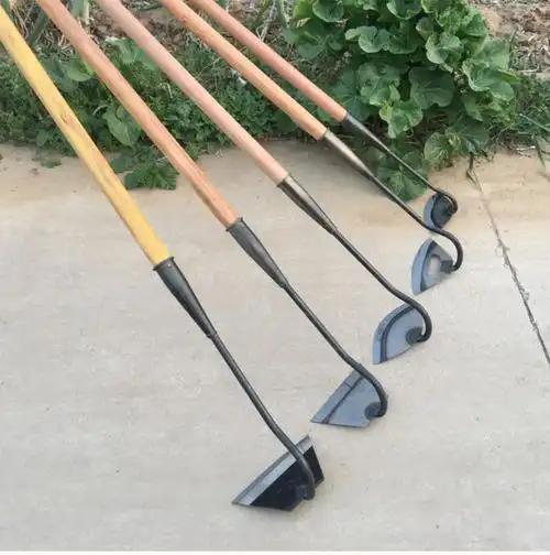 全钢农用锄头除草工具特大种菜两用锄锻打园艺长柄宽锄头除草神器 18