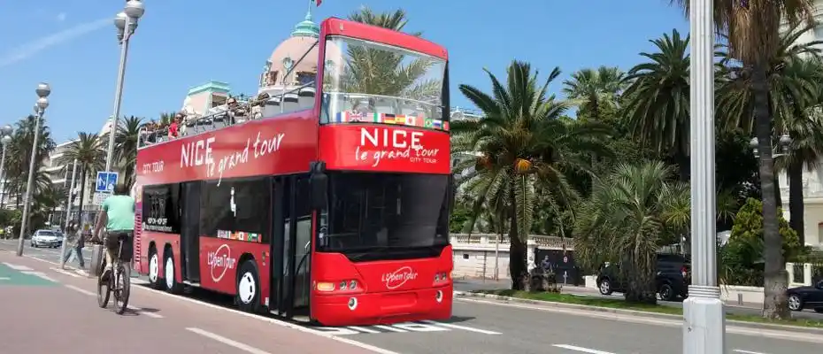 法国尼斯le grand tour随上随下双层观光巴士