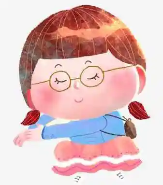 卡通胖女孩头像可爱