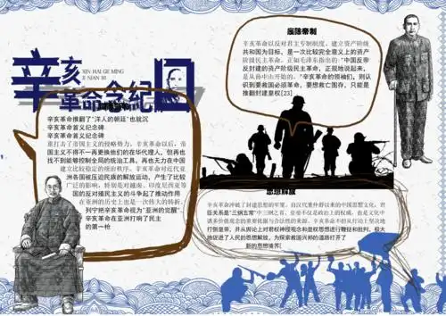 辛亥革命小报手抄报电子小报word小报 (1).docx