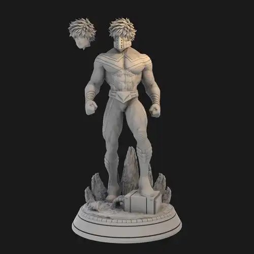 我的英雄学院绿谷出久24gk白模12手办3d打印手办