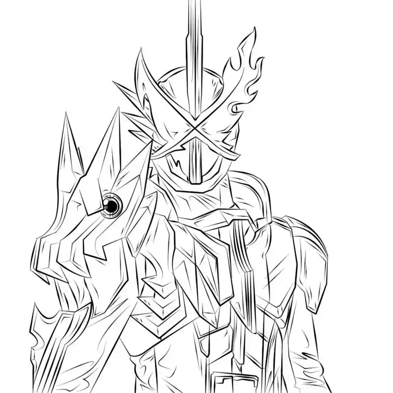 手绘 #假面骑士 #特摄 鬼妹好可爱 - 抖音