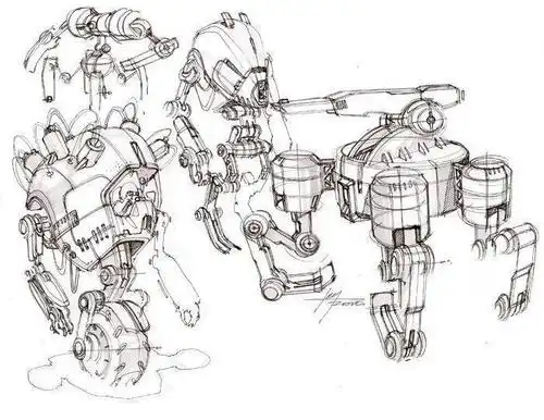 【图集】分享一波机器人手绘图