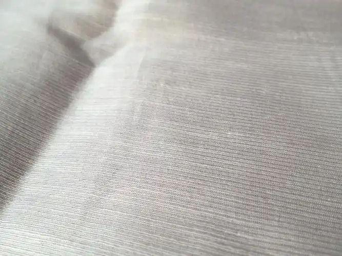 【厂家直销】 丝麻面料 白坯 14mm silk/linen