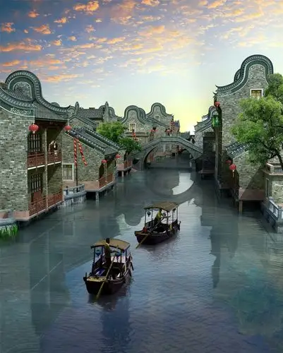 广东岭南水乡特色小镇