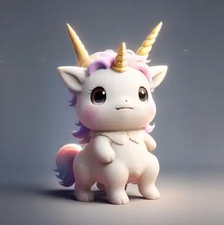 ai生成麒麟q版头像,不收藏一下吗?