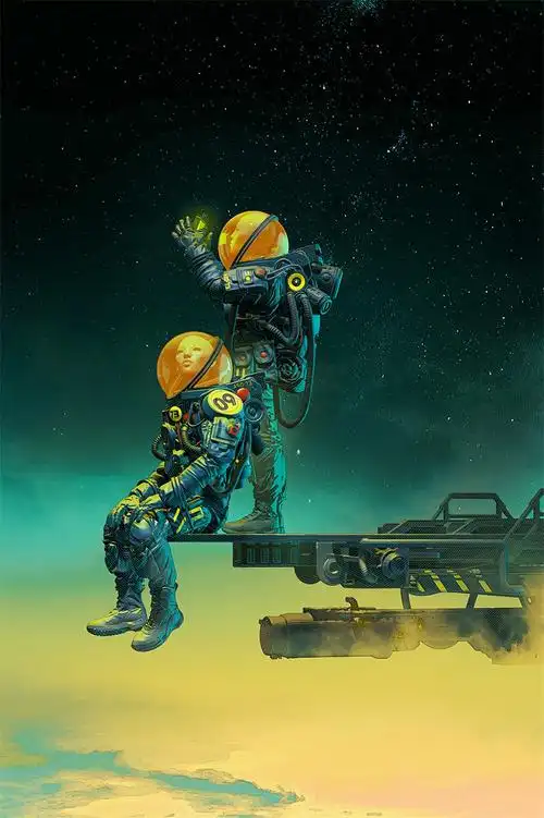 未来宇宙10张科幻概念题材插画9图