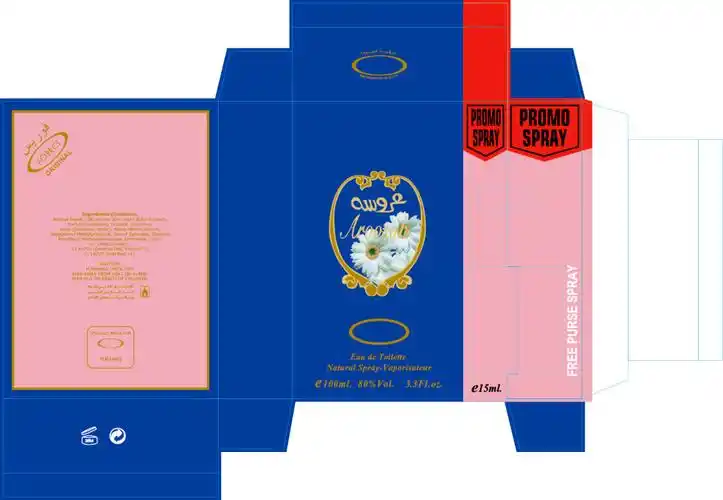 外贸香水包装彩盒设计