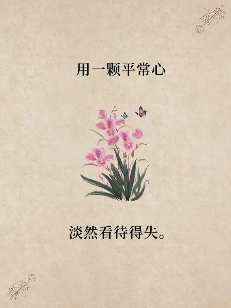 用一颗平常心,淡然看待得失 #禅悟人生