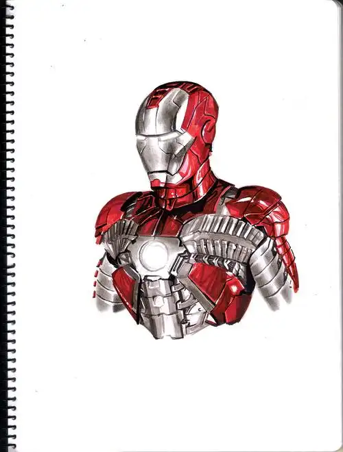 马克笔练习(钢铁侠系列)