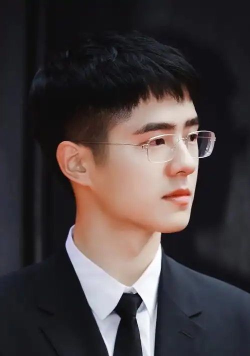 刘昊然斯文败类系列印照片自修眼镜然