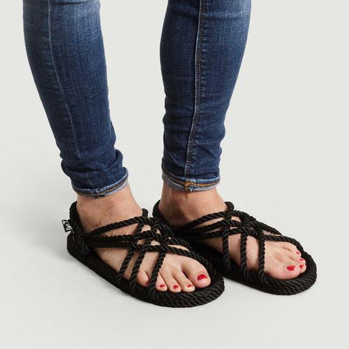 nomadic state of mind女款黑色凉鞋|jc sandals black