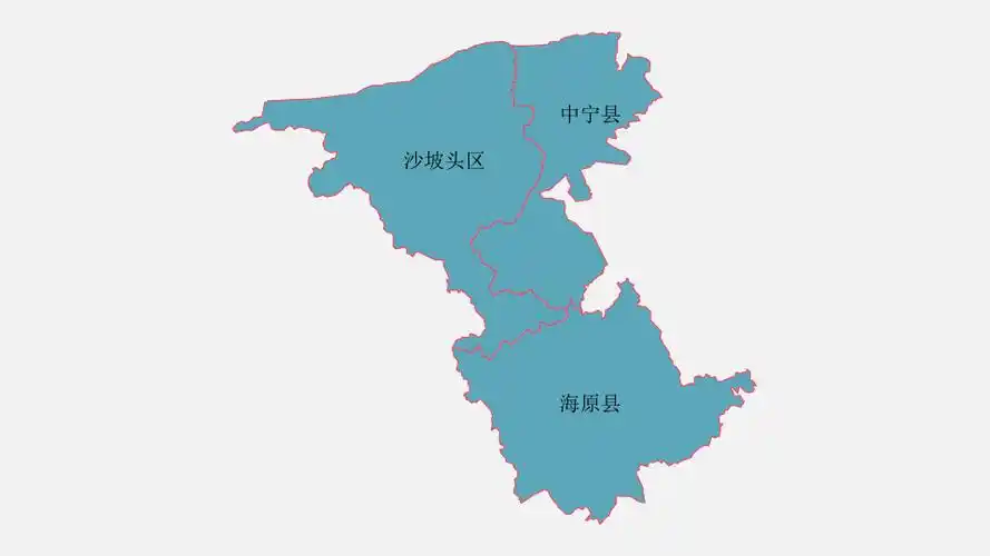 中卫地图高清全图矢量可编辑全市各县区行政区划地图